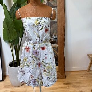 H&M Wildflower Meadow Linen + Cotton XL NWT